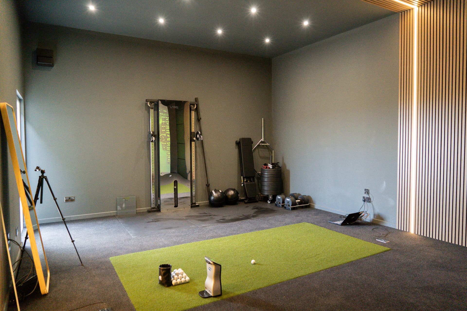 Inside the COTT Coaching studio at Lewes Golf Club